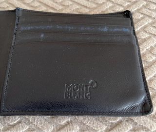 MONTBLANC CARTERA Piel Negra