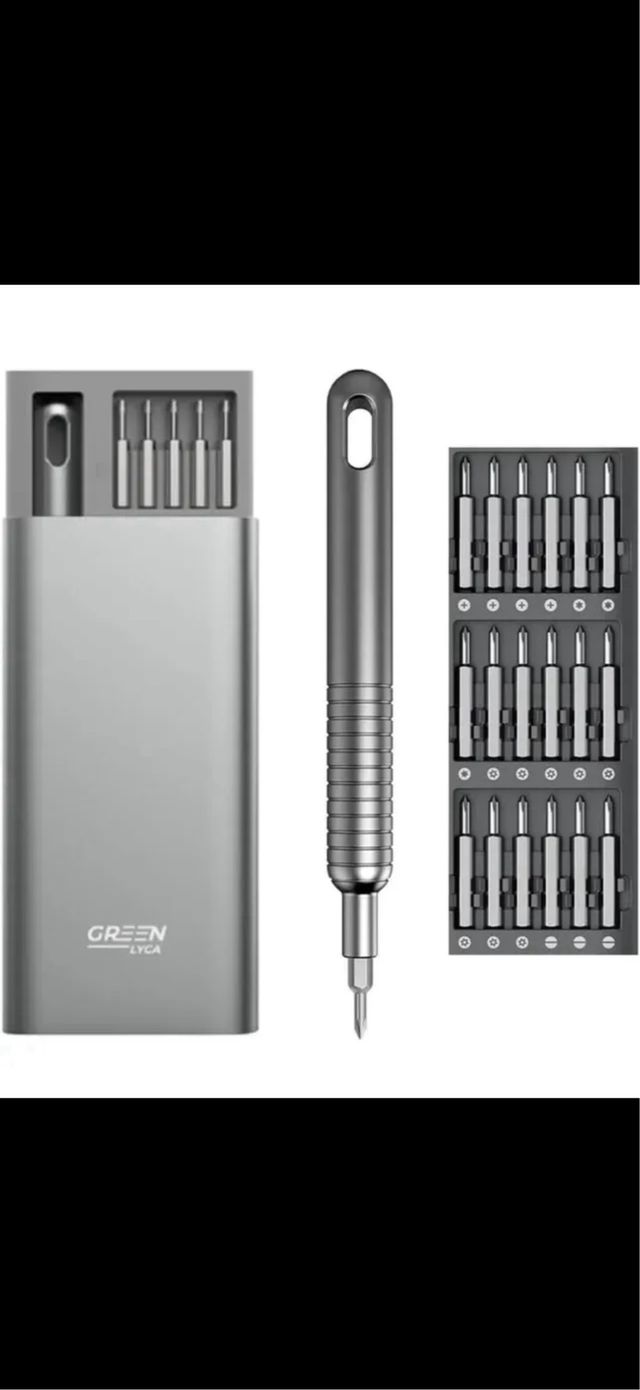 Juego de destornilladores Green Lyca de 18 piezas.