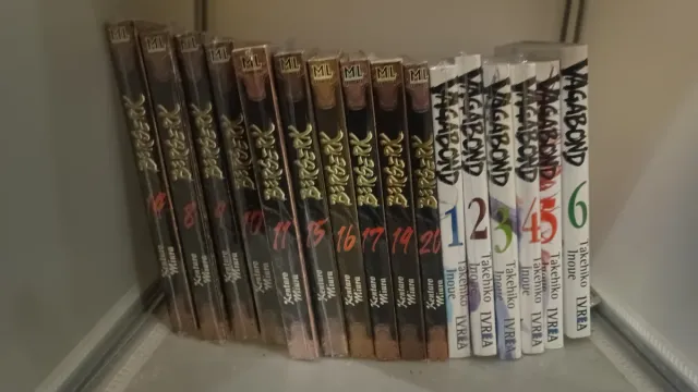 Manga Berserk y Vagabond