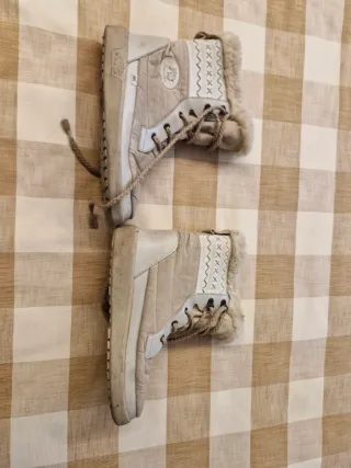 Botas invierno Skandia Mk beige/blanco