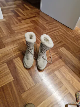 Botas invierno Skandia Mk beige/blanco