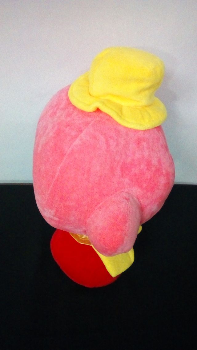 Peluche Kirby con cappello giallo