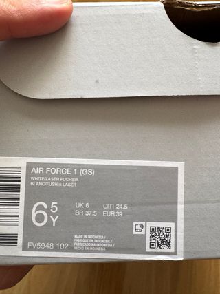 Nike Air Force 1 Blancas y Rosas