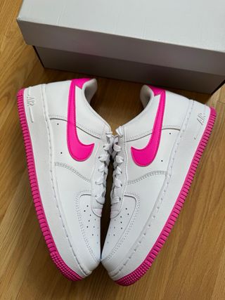 Nike Air Force 1 Blancas y Rosas