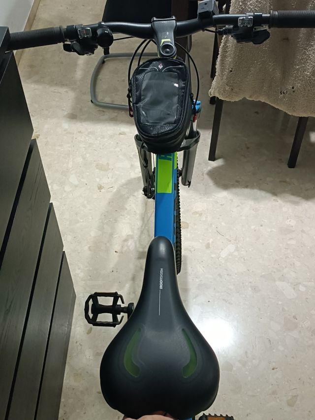 Bicicleta de Montaña Azul y Verde
