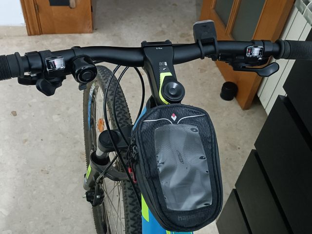 Bicicleta de Montaña Azul y Verde