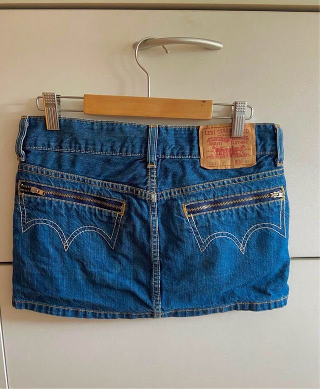 Minifalda Levi's Vaquera Talla XS