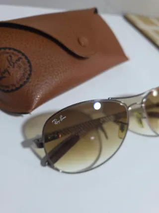 Ray-Ban RB8301 Gafas de Sol Marrón/Plata
