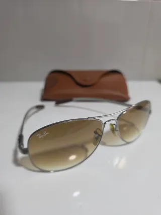 Ray-Ban RB8301 Gafas de Sol Marrón/Plata