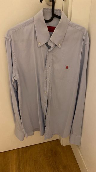 Camisa Carolina Herrera Azul clásica