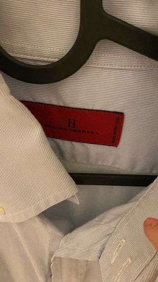Camisa Carolina Herrera Azul clásica