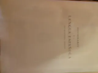 Diccionario de lengua española