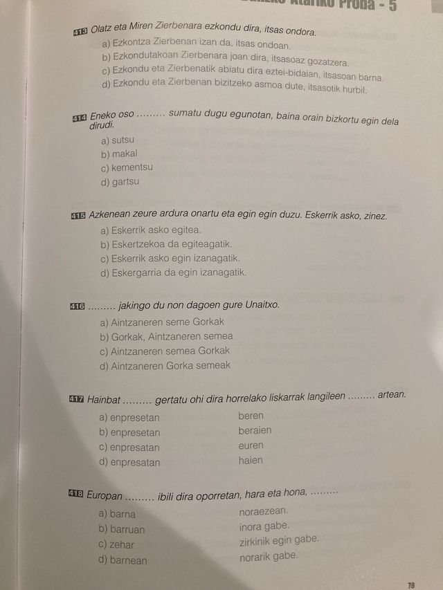 Portugoieta 1000 test galdera