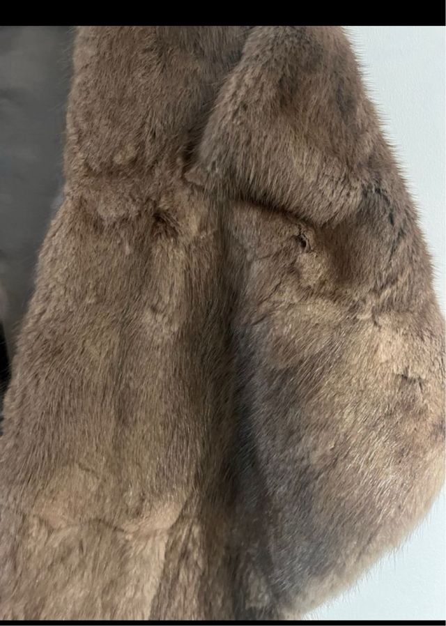 Stola di pelo marrone