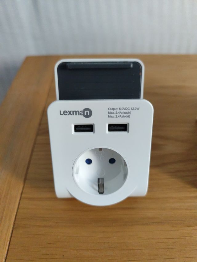 Enchufe Doble USB Leroy Merlin