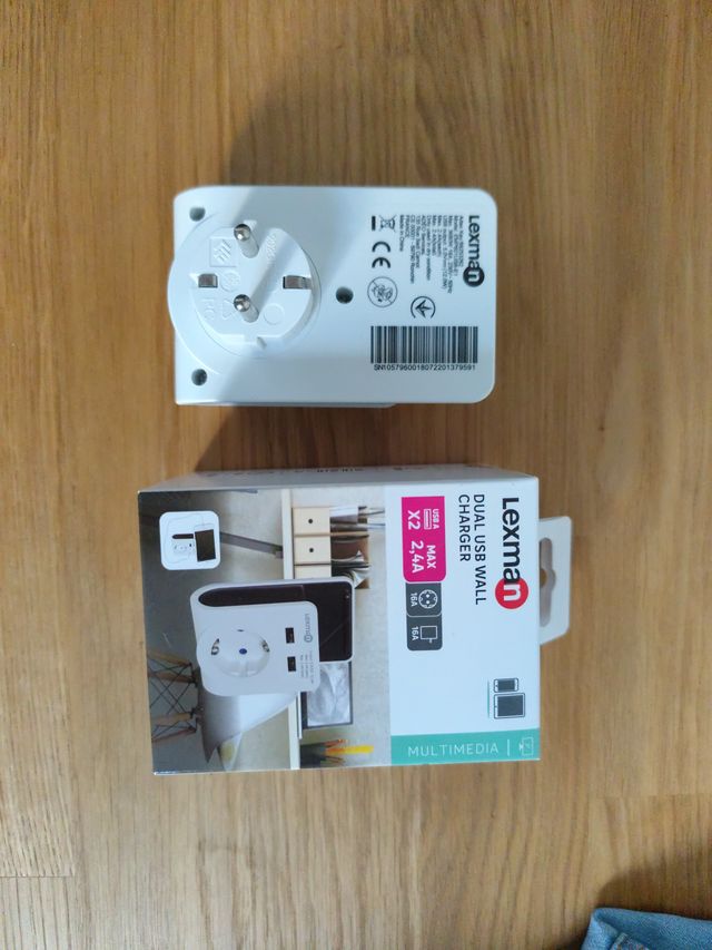 Enchufe Doble USB Leroy Merlin