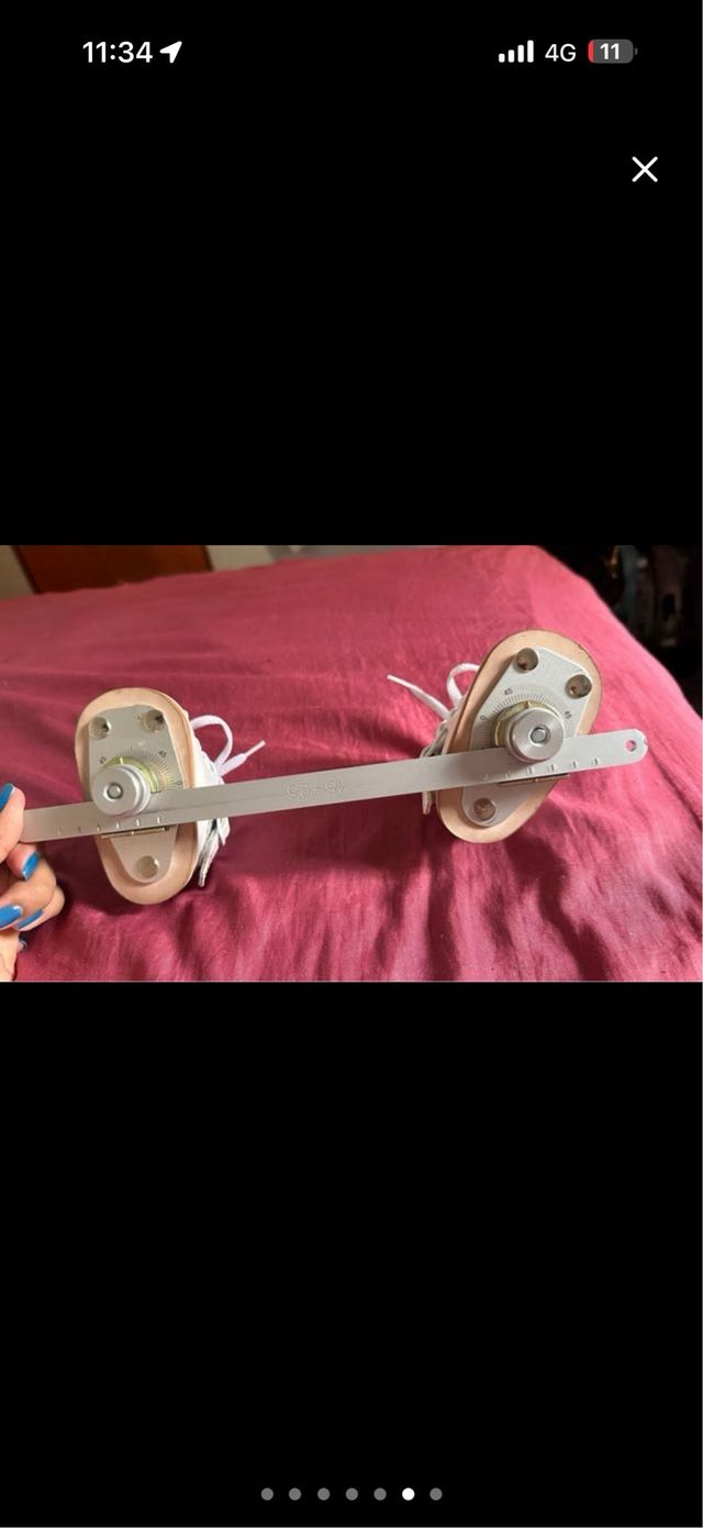 Botas ortopédicas Ponseti blancas