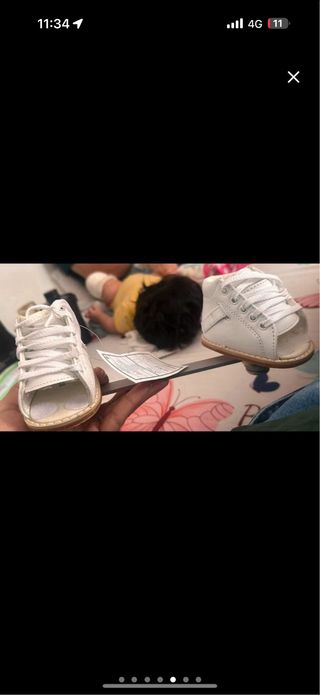 Botas ortopédicas Ponseti blancas