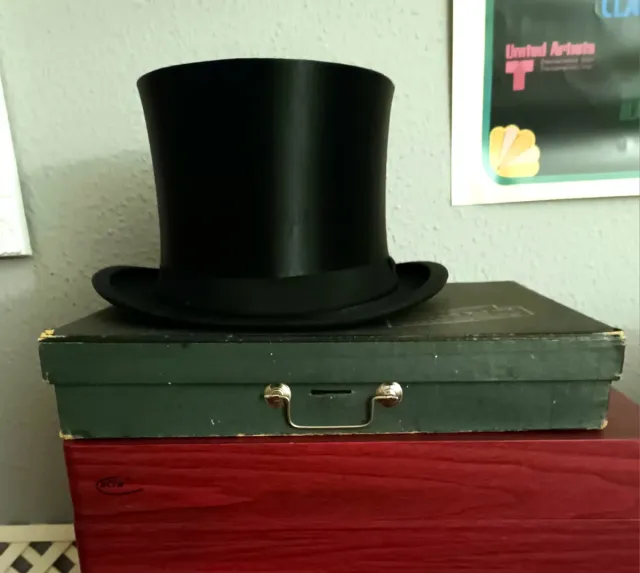 Sombrero de copa 1900 plegable nuevo Alemania 58 L
