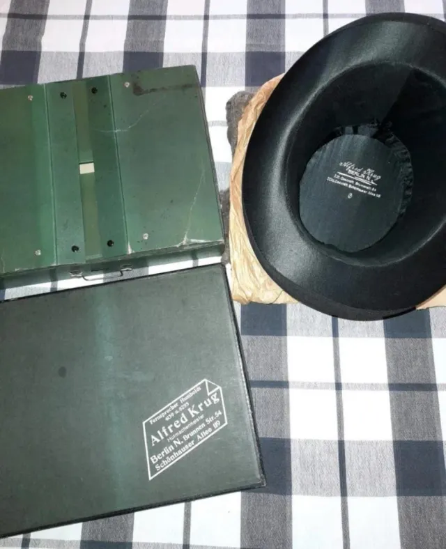 Sombrero de copa 1900 plegable nuevo Alemania 58 L