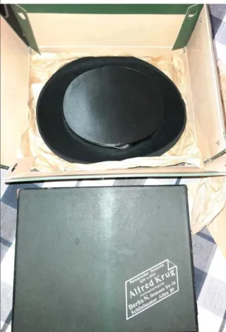 Sombrero de copa 1900 plegable nuevo Alemania 58 L