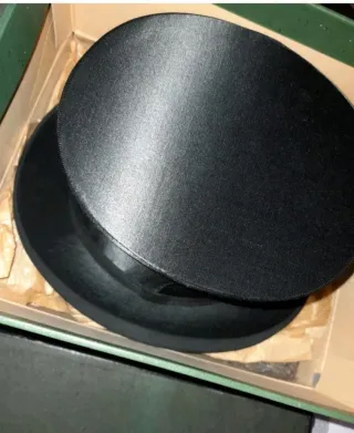 Sombrero de copa 1900 plegable nuevo Alemania 58 L