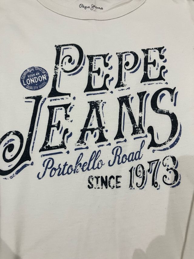 Camiseta Pepe Jeans Blanca T.12
