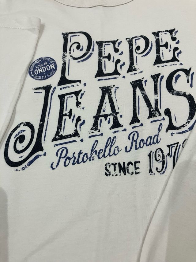 Camiseta Pepe Jeans Blanca T.12