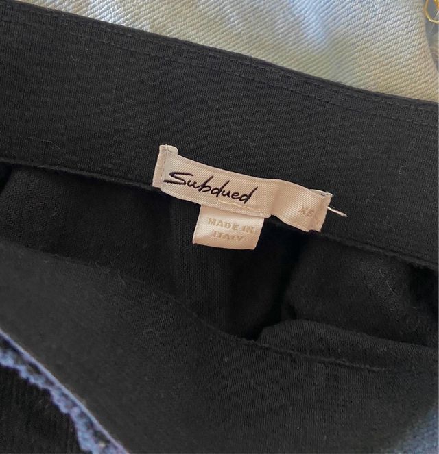 Minifalda negra invierno Subdued Talla XS