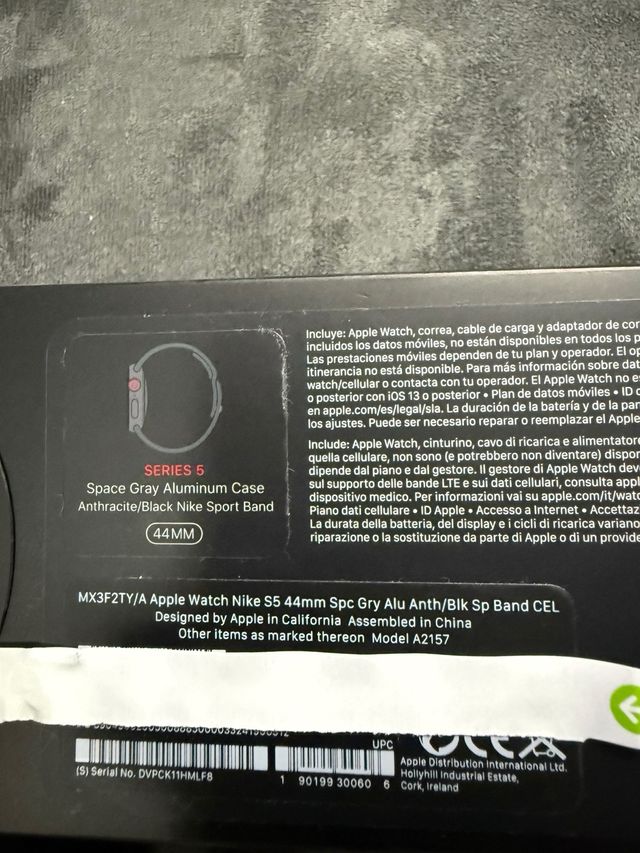 Apple Watch Nike Series 5 Cellular GPS