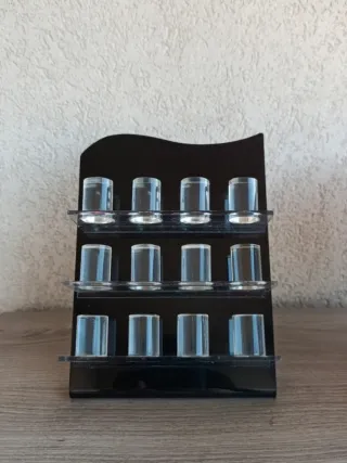 Espositore porta anelli nero