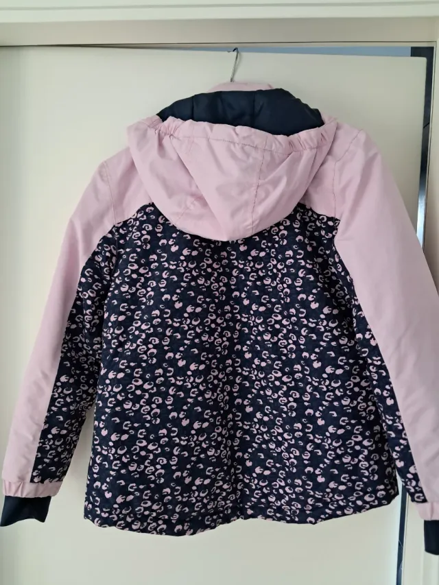 Chaqueta de esquí Mountain PRO rosa y azul