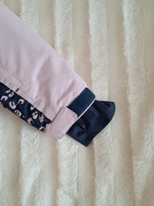 Chaqueta de esquí Mountain PRO rosa y azul