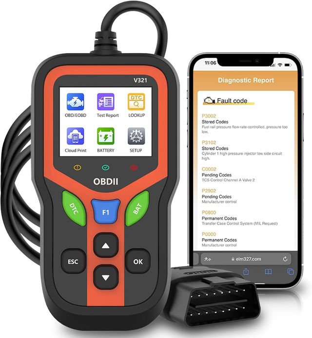 OBD2 Auto Diagnóstico OBD Soporta múltiples idioma