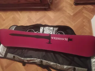 Equipo Snowboard tabla + botas + funda nuevos