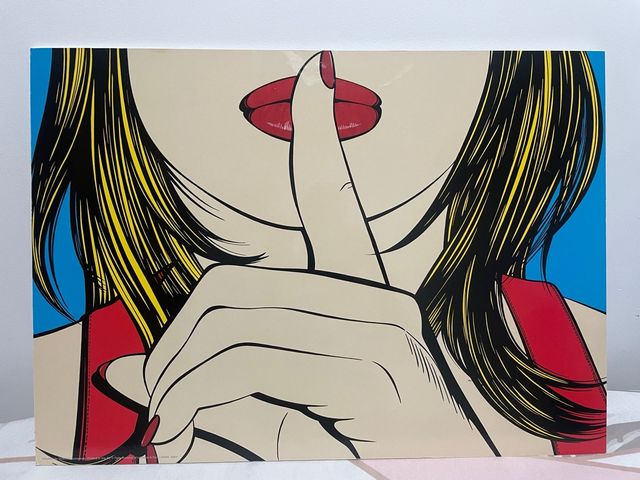 Cuadro Vintage Ikea Silencio