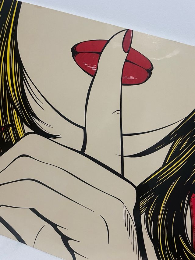 Cuadro Vintage Ikea Silencio