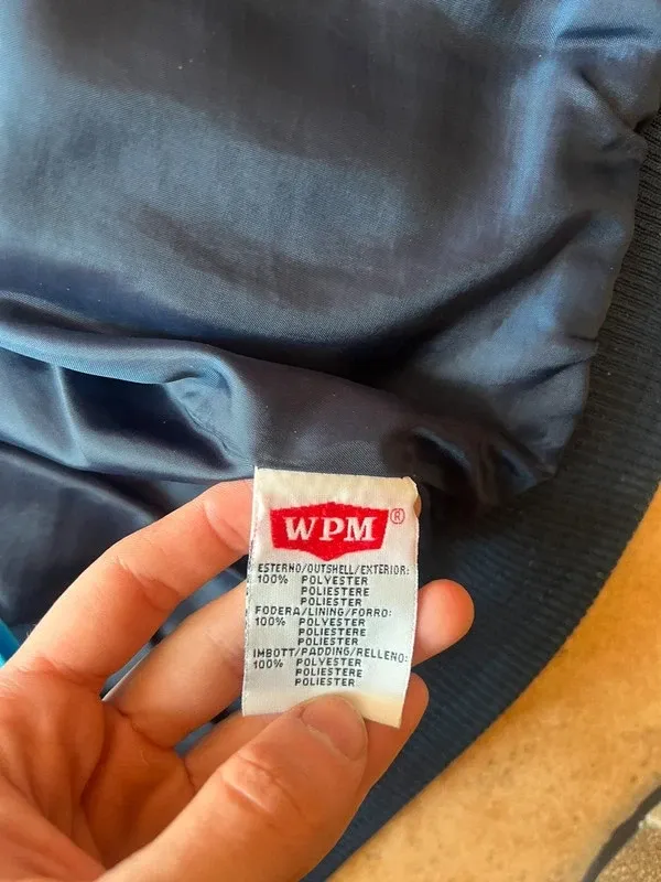 Giubbotto Bambino WPM Blu Scuro Cappuccio