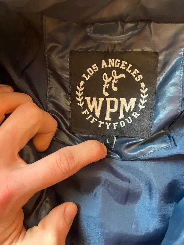 Giubbotto Bambino WPM Blu Scuro Cappuccio