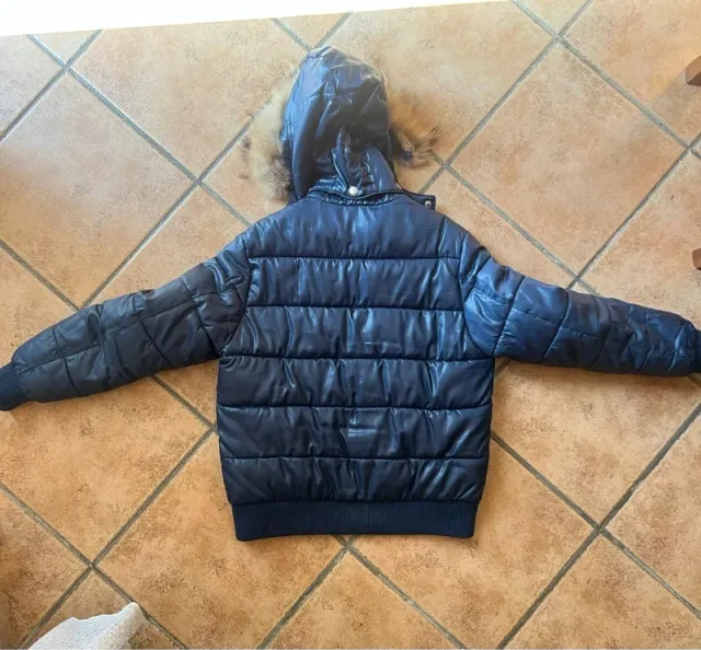 Giubbotto Bambino WPM Blu Scuro Cappuccio