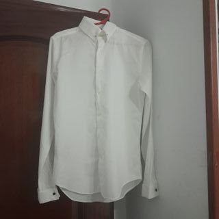 Camisa Zara Slim Fit Talla S Rayas Finas