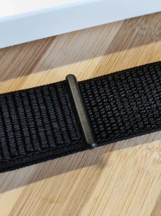 Cinturino Sport Loop Nylon Nero per Apple Watch