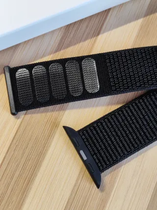 Cinturino Sport Loop Nylon Nero per Apple Watch