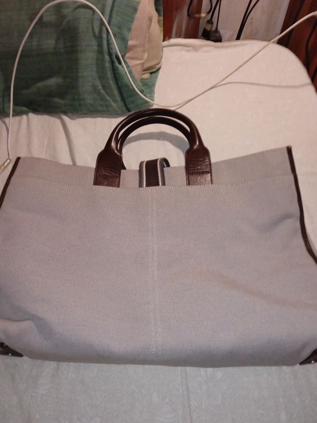 Borsa Hunting World Beige/Marrone