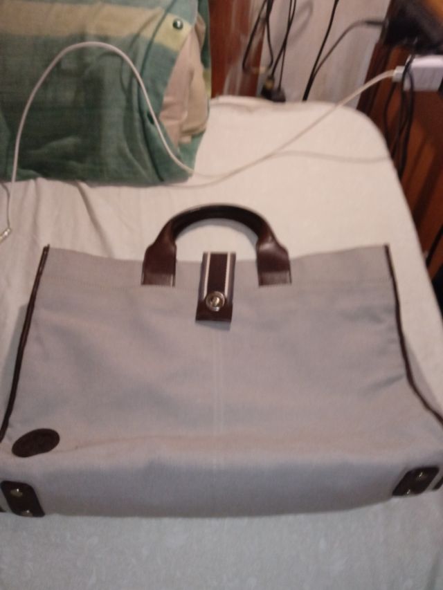 Borsa Hunting World Beige/Marrone