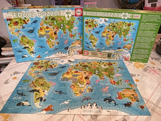 Puzzle Educa Mapa del Mundo 150 Piezas