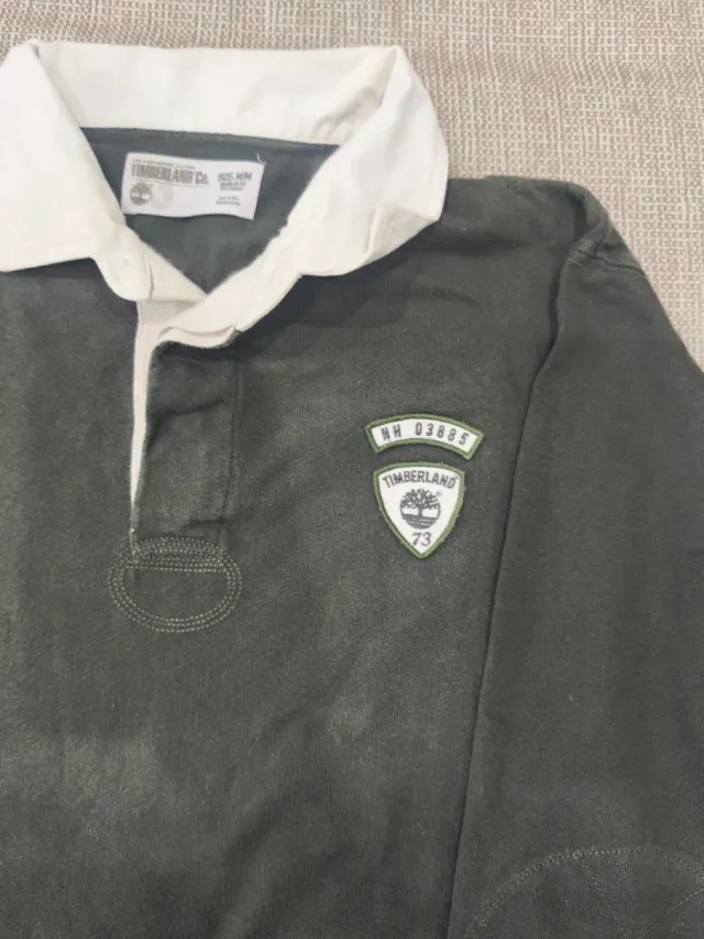Maglietta Vintage Timberland Verde Uomo