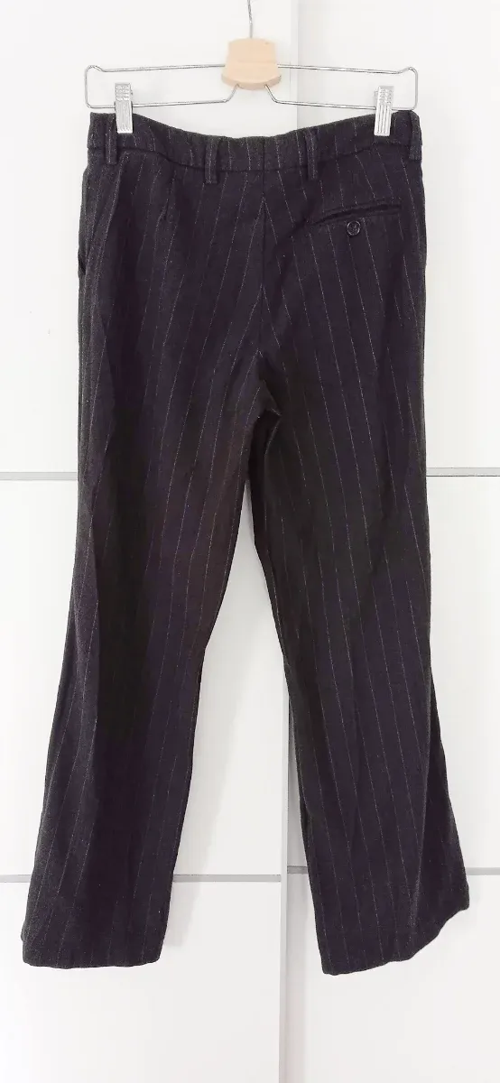 Pantalones grises rayas diplomáticas talla 38