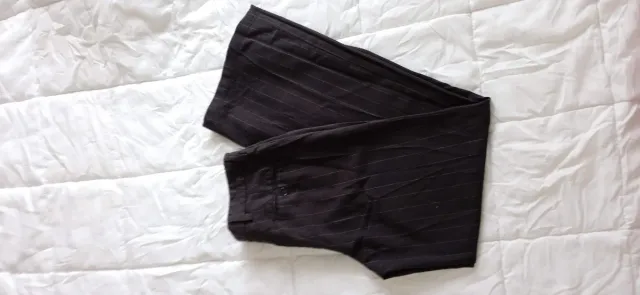 Pantalones grises rayas diplomáticas talla 38