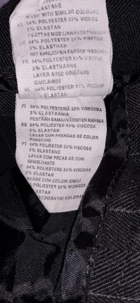 Pantalones grises rayas diplomáticas talla 38